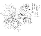 Craftsman 91725020 steering and tire assembly diagram