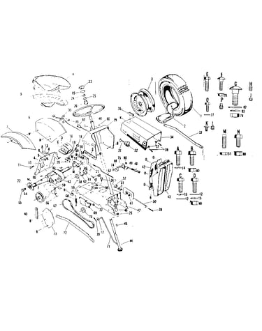 Steering and tire assembly
