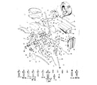 Husqvarna 91725021 steering assembly and tire diagram