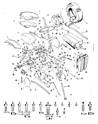 Steering assembly and tire