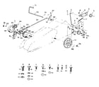 Craftsman 91725100 idler & braking assembly diagram