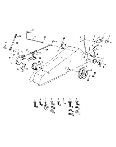 Idler & braking assembly