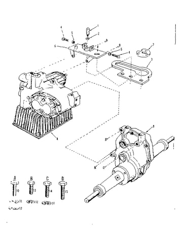 Complete drive assembly