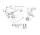 Craftsman 91725350 idler & braking assembly diagram