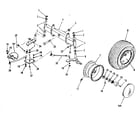 Craftsman 91725500 front axle assembly diagram