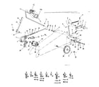 Craftsman 91725510B idler and braking assembly diagram