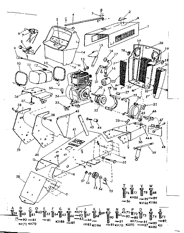 Engine and housing