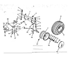 Craftsman 91725610 front axle assembly diagram