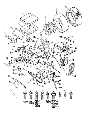 Drive and seat assembly