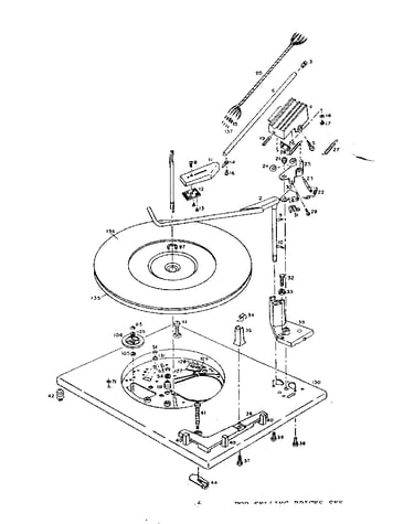 Record changer-top
