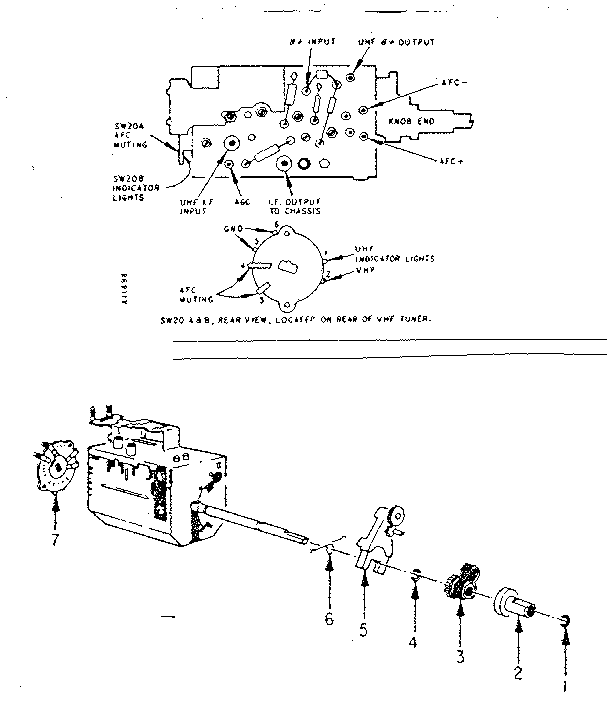 Vhf tuner (95-545-1)