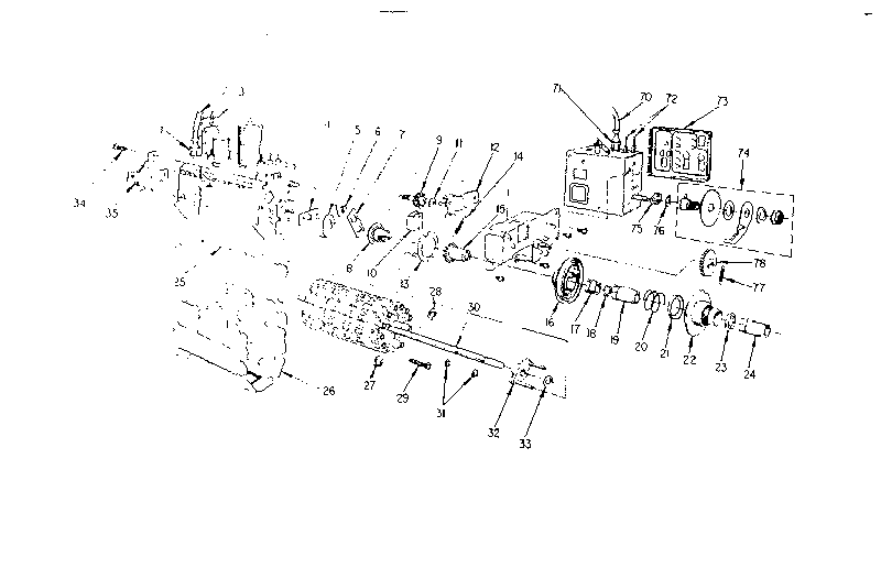 TUNER MECHANICAL PARTS