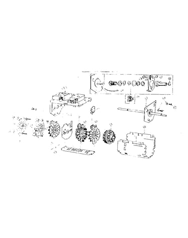 Vhf tuner exploded view