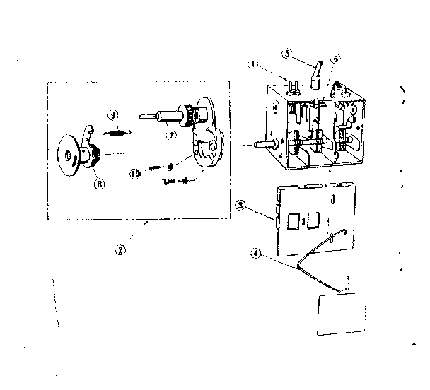 UHF TUNER EXPLODED VIEW