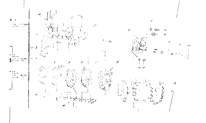 Vhf tuner exploded view