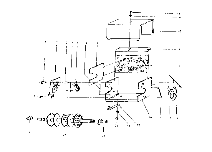 VHF TUNER PARTS