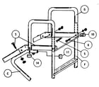 Sears 71031-SLIDE hand rail assembly diagram