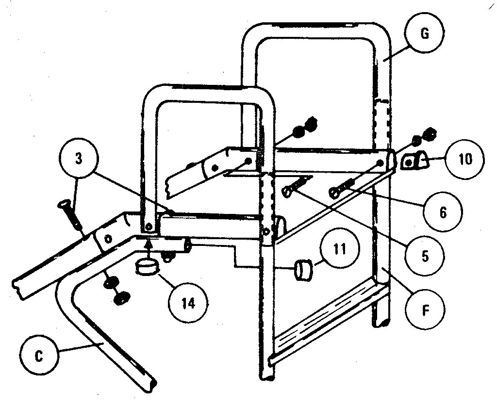 Hand rail assembly