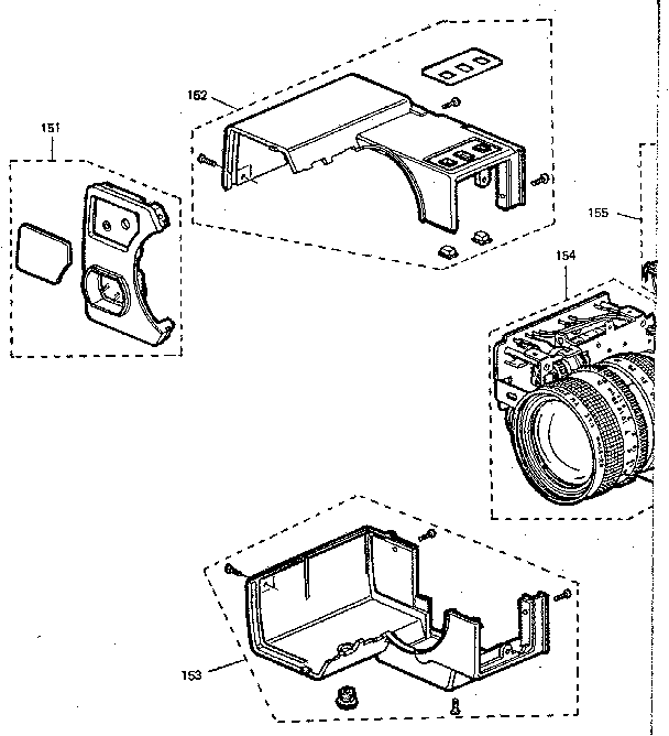 Front, top, and bottom cover assembly