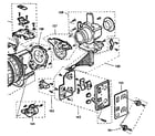 LXI 52853780450 control board and lens flange assembly diagram