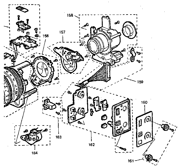 Control board and lens flange assembly