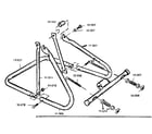 Sears 712491710 frame assembly diagram