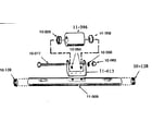 Sears 712491710 tension bar assembly diagram