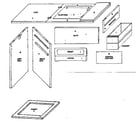Kenmore 2729606581 wood parts diagram