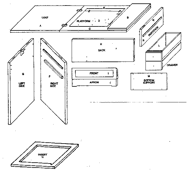 Wood parts