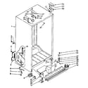 Kenmore 1068536812 cabinet parts diagram