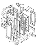 Refrigerator door parts