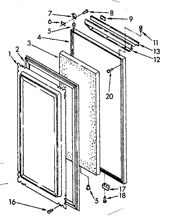 Serva-door parts