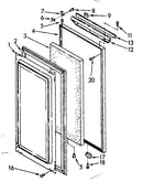 Serva-door parts