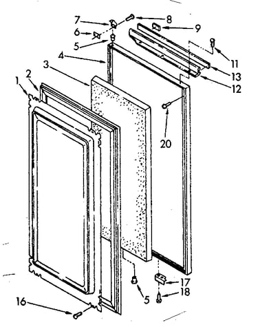 Serva-door parts