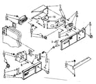 Kenmore 1068536872 air flow and control parts diagram