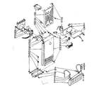 Kenmore 1068536872 air flow parts diagram