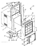 Cabinet and front panel
