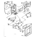 Kenmore 1068536782 dispenser front diagram