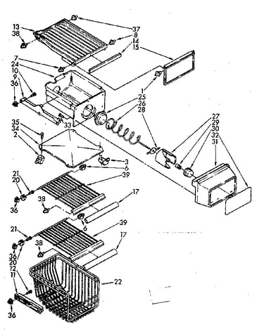 Freezer interior