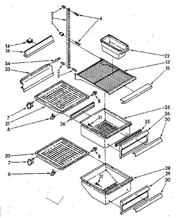 Refrigerator interior