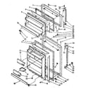 Kenmore 1066748621 door diagram