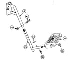Gendron 1516 FOOTREST replacement parts diagram