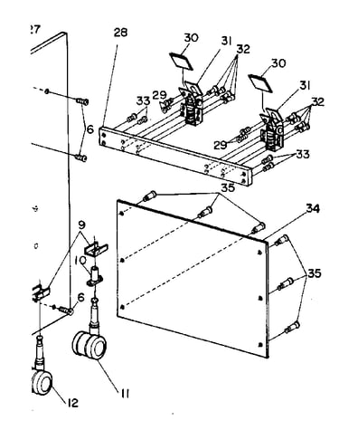 Back board assembly