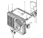 LXI 56454380450 front cabinet assembly diagram