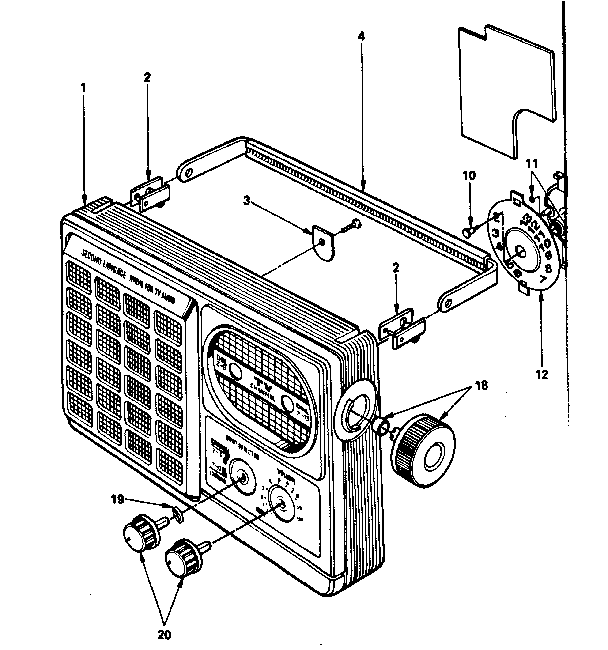 Front cabinet assembly