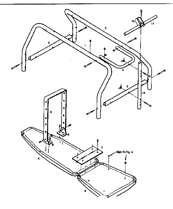 Incline board assembly