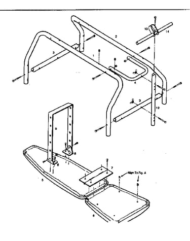 Incline board assembly