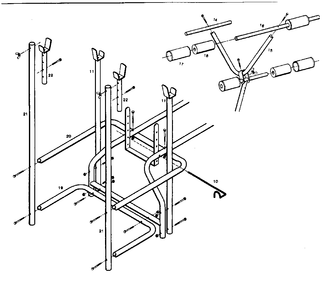 Weight frame