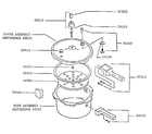 Presto 01210 replacement parts diagram