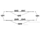 Sears 30864605 frame assembly diagram